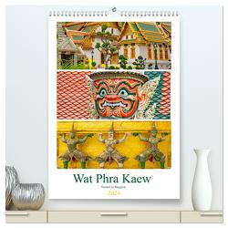 Wat Phra Kaew – Tempel in Bangkok (hochwertiger Premium Wandkalender 2024 DIN A2 hoch), Kunstdruck in Hochglanz von Schwarze,  Nina