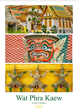 Wat Phra Kaew – Tempel in Bangkok (Wandkalender 2023 DIN A2 hoch) von Schwarze,  Nina