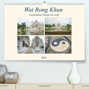 Wat Rong Khun – Faszination Tempel in weiß (Premium, hochwertiger DIN A2 Wandkalender 2023, Kunstdruck in Hochglanz) von Paul - Babett's Bildergalerie,  Babett