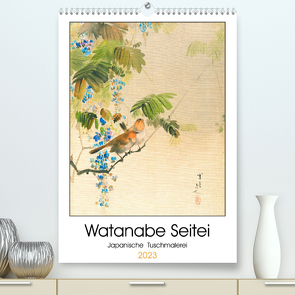 Watanabe Seitei – Japanische Tuschmalerei (Premium, hochwertiger DIN A2 Wandkalender 2023, Kunstdruck in Hochglanz) von 4arts