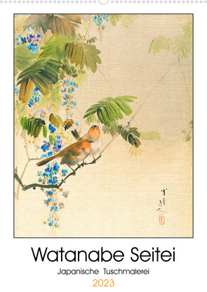 Watanabe Seitei – Japanische Tuschmalerei (Wandkalender 2023 DIN A2 hoch) von 4arts