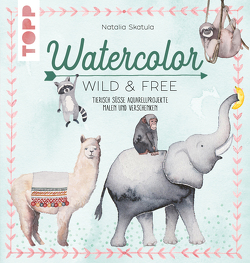 Watercolor Wild & Free von Skatula,  Natalie