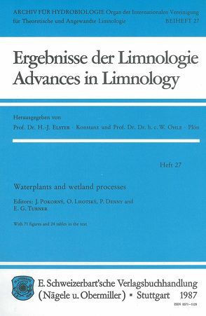 Waterplants and wetland processes von Denny,  Patrick, Lhotský,  Oldrich, Pokorný,  Jan, Turner,  E G