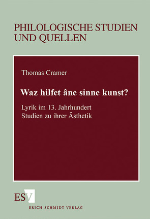 Waz hilfet âne sinne kunst? von Cramer,  Thomas