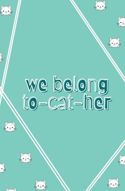 We belong to-cat-her – Notizbuch Journal Tagebuch Katzen Kätzchen süß cute kawaii lustig von Meck,  Carmen