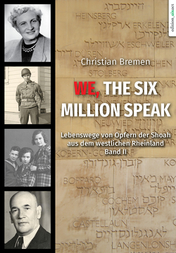We, The Six Million Speak von Bremen,  Christian