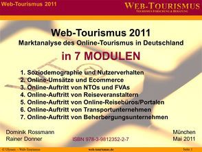 Web-Tourismus 2011 von Donner,  Rainer, Rossmann,  Dominik
