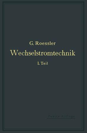 Wechselstromtechnik von Rößler,  G.