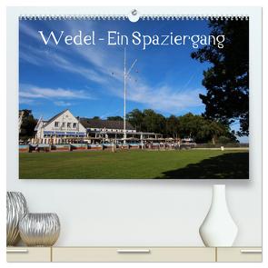 Wedel – Ein Spaziergang (hochwertiger Premium Wandkalender 2024 DIN A2 quer), Kunstdruck in Hochglanz von Springer,  Heike