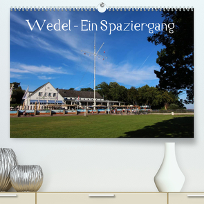 Wedel – Ein Spaziergang (Premium, hochwertiger DIN A2 Wandkalender 2023, Kunstdruck in Hochglanz) von Springer,  Heike