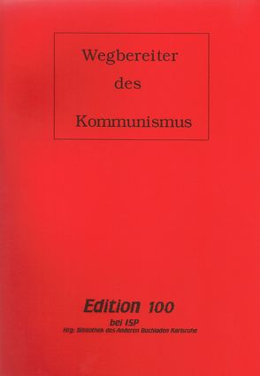 Wegbereiter des Kommunismus von Duncker,  Hermann