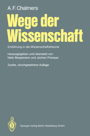 Wege der Wissenschaft von Bergemann,  Niels, Chalmers,  A.F., Prümper,  Jochen