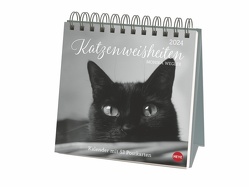 Wegler Katzen Weisheiten Premium-Postkartenkalender 2024 von Monika Wegler