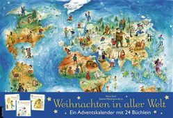 Weihnachten in aller Welt – Ein Adventskalender mit 24 Büchern von Sack,  Rena, Waldmann-Brun,  Sabine