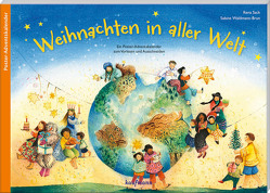 Weihnachten in aller Welt. Ein Poster-Adventskalender zum Vorlesen und Ausschneiden von Sack,  Rena, Waldmann-Brun,  Sabine