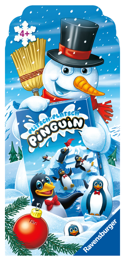 Weihnachtsaktion, Plitsch Platsch Pinguin von Ravensburger, kompakte Mitbringspiel-Ausgabe des beliebten Geschicklichkeitsspiels, ab 4 Jahren von Seven Towns Ltd