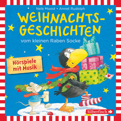 Weihnachtsgeschichten vom kleinen Raben Socke: Alles Advent!, Alles glitzert!, Alles in Eile!, Alles weg! (Der kleine Rabe Socke) von Delay,  Jan, Moost,  Nele, Rudolph,  Annet