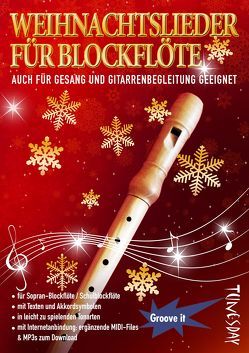 Weihnachtslieder für Blockflöte – B-Ware! von Tunesday Records Musikverlag