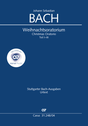 Weihnachtsoratorium (Klavierauszug deutsch) von Bach,  Johann Sebastian