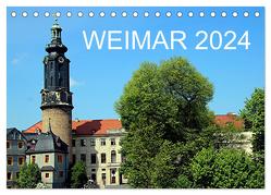 Weimar 2024 (Tischkalender 2024 DIN A5 quer), CALVENDO Monatskalender von Witkowski,  Bernd