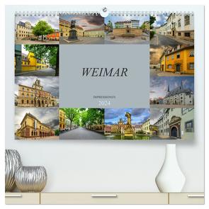 Weimar Impressionen (hochwertiger Premium Wandkalender 2024 DIN A2 quer), Kunstdruck in Hochglanz von Meutzner,  Dirk