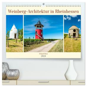 Weinberg-Architektur in Rheinhessen (hochwertiger Premium Wandkalender 2024 DIN A2 quer), Kunstdruck in Hochglanz von Hess,  Erhard
