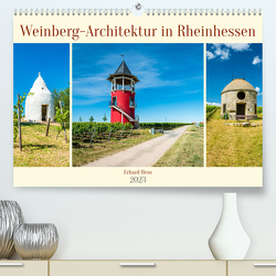 Weinberg-Architektur in Rheinhessen (Premium, hochwertiger DIN A2 Wandkalender 2023, Kunstdruck in Hochglanz) von Hess,  Erhard