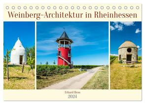 Weinberg-Architektur in Rheinhessen (Tischkalender 2024 DIN A5 quer), CALVENDO Monatskalender von Hess,  Erhard