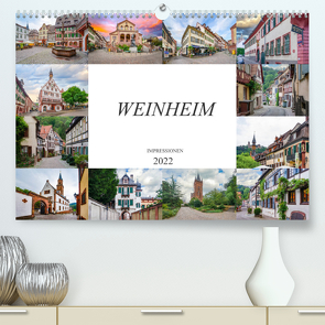 Weinheim Impressionen (Premium, hochwertiger DIN A2 Wandkalender 2022, Kunstdruck in Hochglanz) von Meutzner,  Dirk