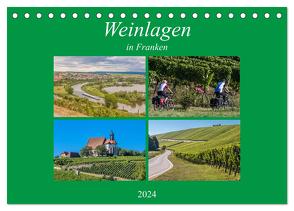 Weinlagen in Franken (Tischkalender 2024 DIN A5 quer), CALVENDO Monatskalender von Will,  Hans