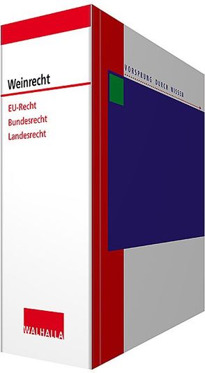 Weinrecht inkl. Online-Dienst von Koy,  Josef, Schevardo,  Wilhelm