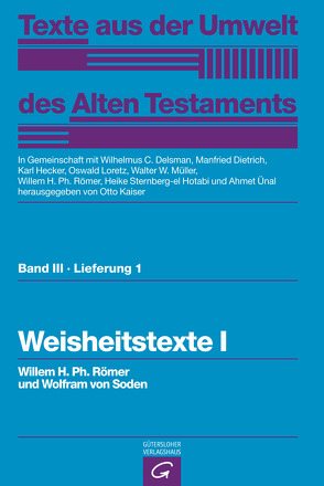 Weisheitstexte I von Kaiser,  Otto, Römer,  Willem H. Ph., Soden,  Wolfram von