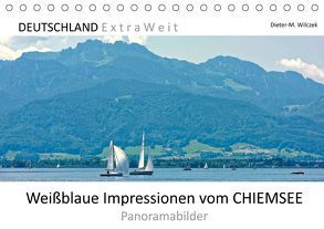 Weißblaue Impressionen vom CHIEMSEE Panoramabilder (Tischkalender 2019 DIN A5 quer) von Wilczek,  Dieter-M.