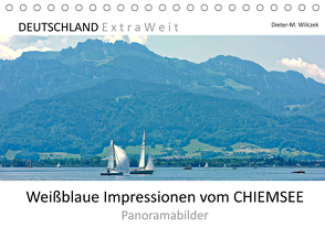 Weißblaue Impressionen vom CHIEMSEE Panoramabilder (Tischkalender 2020 DIN A5 quer) von Wilczek,  Dieter-M.