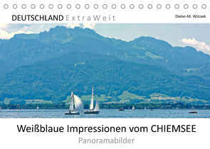 Weißblaue Impressionen vom CHIEMSEE Panoramabilder (Tischkalender 2022 DIN A5 quer) von Wilczek,  Dieter-M.