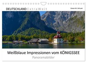 Weißblaue Impressionen vom KÖNIGSSEE Panoramabilder (Wandkalender 2024 DIN A4 quer), CALVENDO Monatskalender von Wilczek,  Dieter