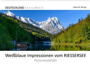 Weißblaue Impressionen vom RIESSERSEE Panoramabilder (Wandkalender 2022 DIN A2 quer) von Wilczek,  Dieter-M.