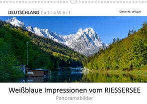 Weißblaue Impressionen vom RIESSERSEE Panoramabilder (Wandkalender 2022 DIN A3 quer) von Wilczek,  Dieter-M.