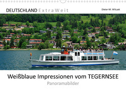 Weißblaue Impressionen vom TEGERNSEE Panoramabilder (Wandkalender 2023 DIN A3 quer) von Wilczek,  Dieter