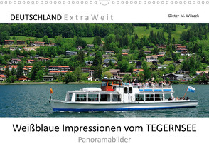 Weißblaue Impressionen vom TEGERNSEE Panoramabilder (Wandkalender 2023 DIN A3 quer) von Wilczek,  Dieter