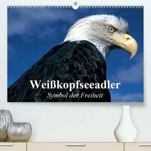 Weißkopfseeadler. Symbol der Freiheit (Premium, hochwertiger DIN A2 Wandkalender 2021, Kunstdruck in Hochglanz) von Stanzer,  Elisabeth