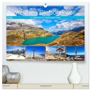 Weißsee Gletscherwelt (hochwertiger Premium Wandkalender 2024 DIN A2 quer), Kunstdruck in Hochglanz von Kramer,  Christa