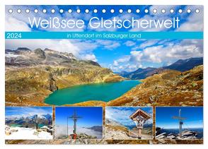 Weißsee Gletscherwelt (Tischkalender 2024 DIN A5 quer), CALVENDO Monatskalender von Kramer,  Christa