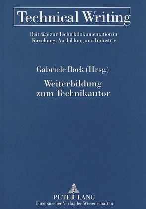 Weiterbildung zum Technikautor von Bock,  Gabriele