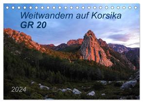 Weitwandern auf Korsika GR 20 (Tischkalender 2024 DIN A5 quer), CALVENDO Monatskalender von Vogel,  Carmen