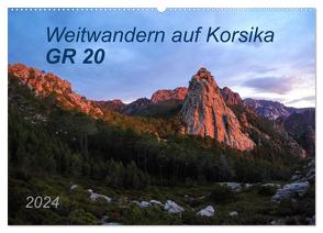 Weitwandern auf Korsika GR 20 (Wandkalender 2024 DIN A2 quer), CALVENDO Monatskalender von Vogel,  Carmen