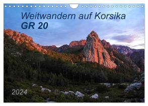 Weitwandern auf Korsika GR 20 (Wandkalender 2024 DIN A4 quer), CALVENDO Monatskalender von Vogel,  Carmen