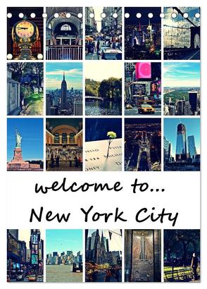 welcome to New York City (Tischkalender 2024 DIN A5 hoch), CALVENDO Monatskalender von Büttner,  Stephanie