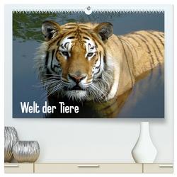 Welt der Tiere (hochwertiger Premium Wandkalender 2024 DIN A2 quer), Kunstdruck in Hochglanz von Riedel,  Tanja