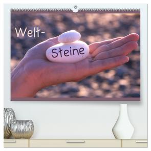 Welt-Steine (hochwertiger Premium Wandkalender 2024 DIN A2 quer), Kunstdruck in Hochglanz von Flori0,  Flori0